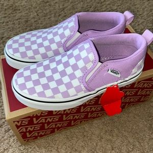 Vans girl sneakers size 13 NEW!